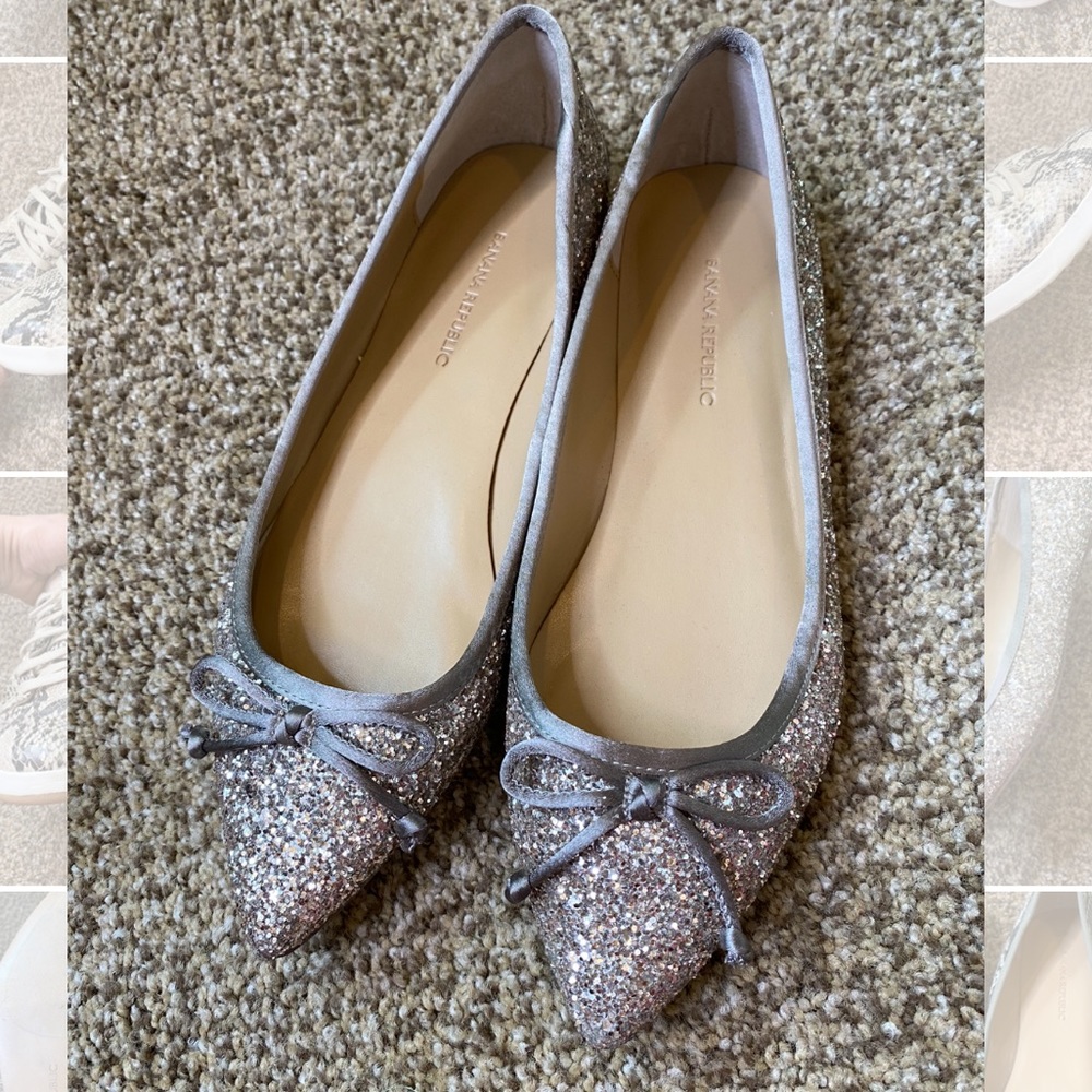 Banana Republic sparkling  flats